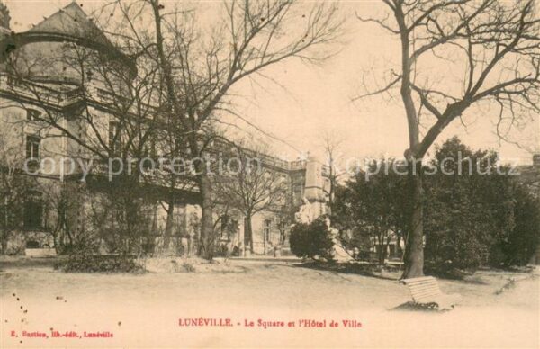 Luneville 54 Le Square et l’Hotel de Ville