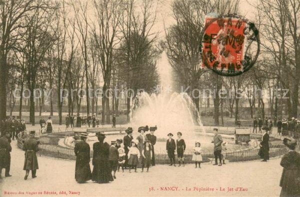 Nancy 54 La Pepiniere Le Jet d_Eau