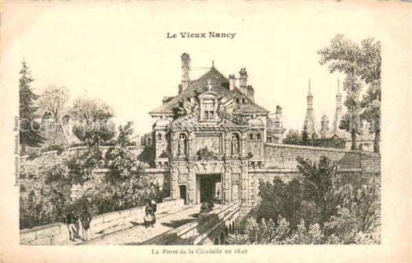 Nancy 54 La Porte de la Citadelle en 1840