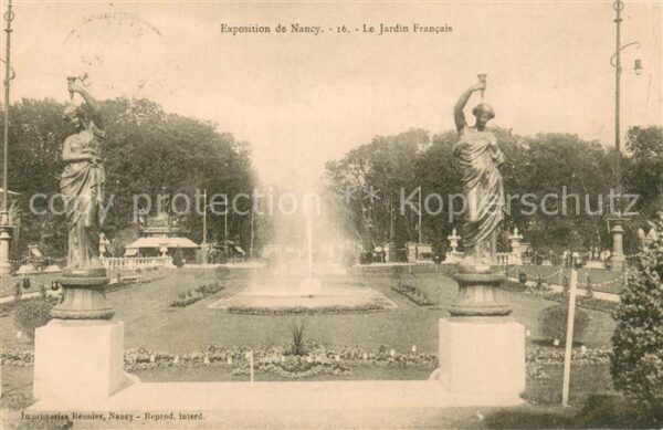 Nancy 54 Exposition de Nancy Le Jardin Francais