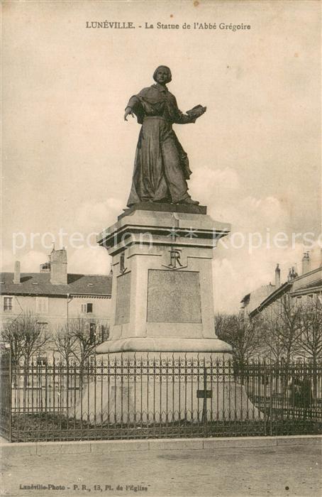 Luneville 54 La Statue de l’Abbe Gregoire