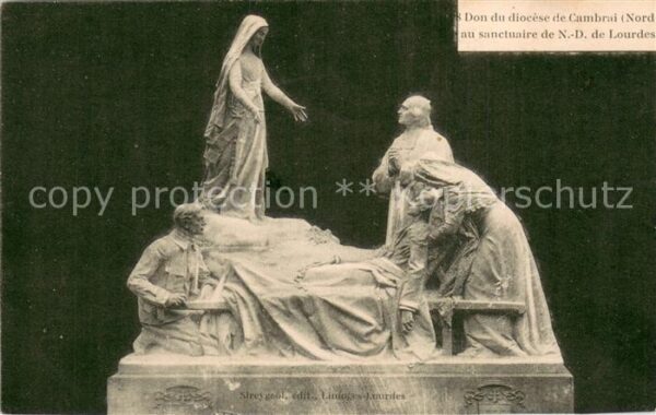Lourdes Hautes Pyrenees Don du diocese de Cambrai au sanctuaire