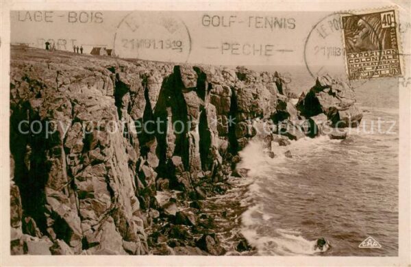 Le Pouliguen La Grande Cote Les Rochers Les Aiguille