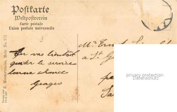 Metz  57 Moselle Prinz Friedrich Karl Tor – Bild 2
