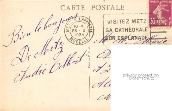 Metz  57 Moselle Monument du Poilu sur l’emplacement de – Bild 2