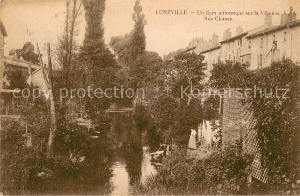 Luneville 54 Un Coin pittoresquesur la Vezouse Rue C