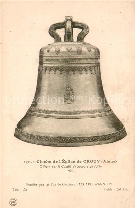 Crouy Aisne 02 Cloche de l'Eglise