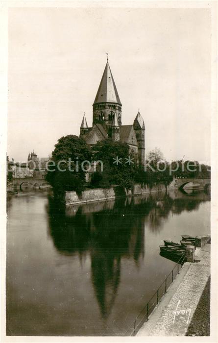 Metz  57 Moselle Le Jardin d’Amour et le Temple protesta