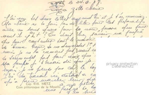 Metz  57 Moselle Coin pittoresque de la Moselle – Bild 2