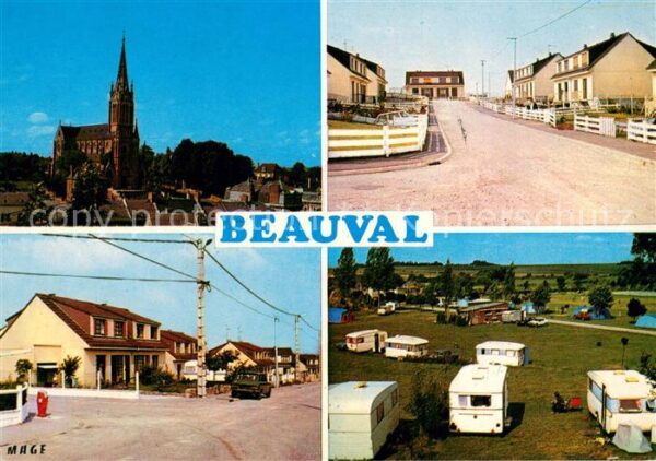 Beauval Vue generale sur l’Eglise La Residence