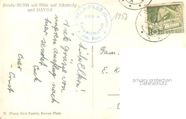 Strela Skilift mit Blick auf Schatzalp und Dav – Bild 2