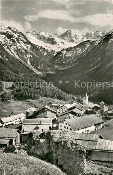 Latsch GR Panorama mit Blick ins Albulatal