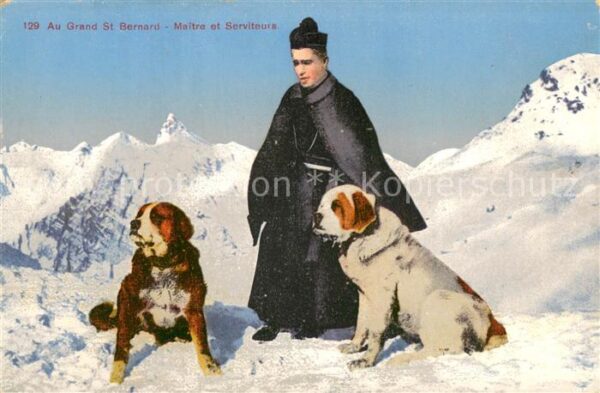 Grand St Bernard Maitre et Serviteurs