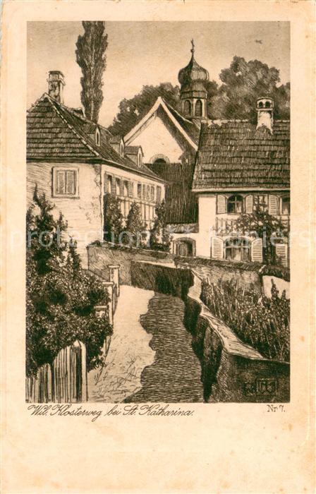Wil SG Klosterweg bei St Katharina