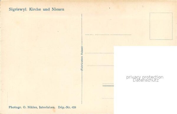Sigriswil mit Kirche und Niesen – Bild 2