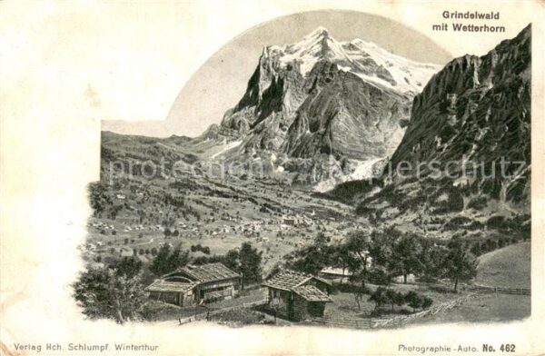 Grindelwald mit Wetterhorn