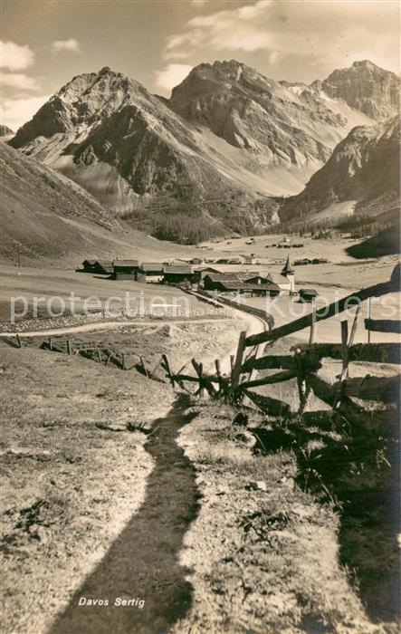 Sertig Doerfli Panorama