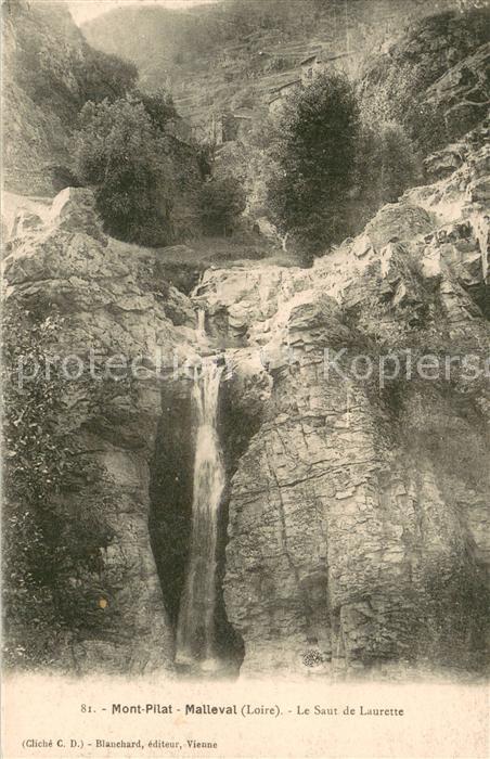 Malleval 42 Loire Mont Pilat Le Saut de Laurette