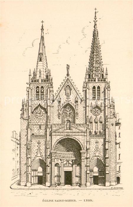 Lyon France Eglise Saint Nizier