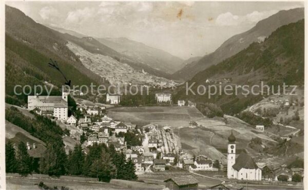 Disentis GR Neudorf Blick zum Disentiserhof