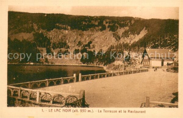 Lac Noir Vosges 88 La Terrasse et le Restaurant