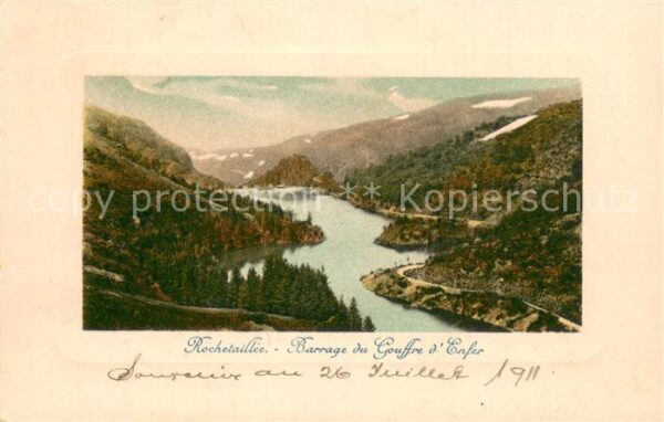 Rochetaillee  Saint-Etienne Barrage du Gouffre d_Enfer
