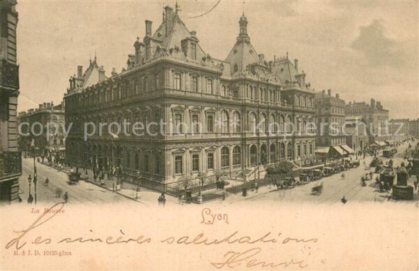 Lyon France La Bourse