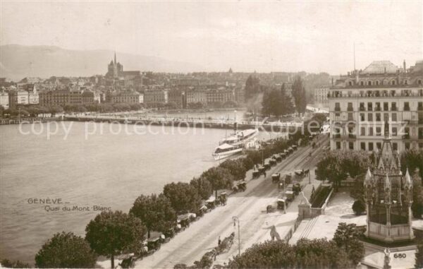 Geneve GE Quai du Mont Blanc