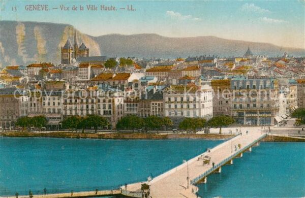 Geneve GE Vue de la Ville Haute