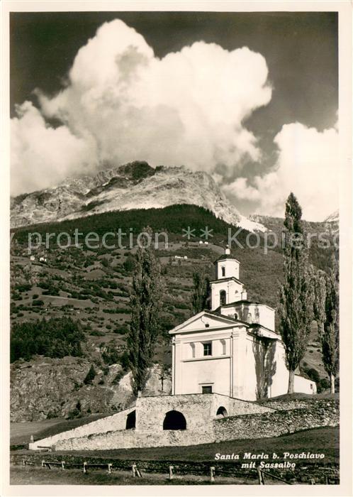 Poschiavo GR Santa Maria mit Sassalbe