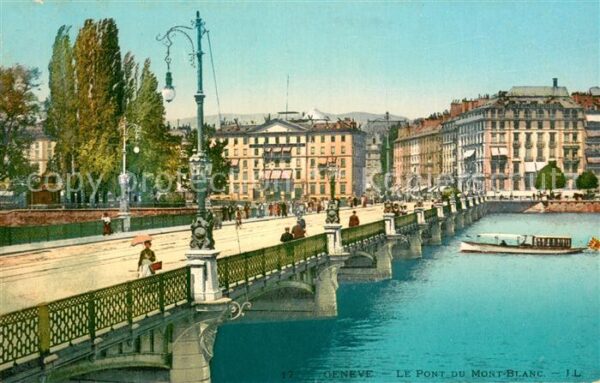Geneve GE Le Pont du Mont-Blanc