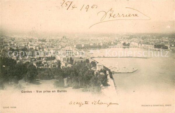 Geneve GE Vue prise en Ballon
