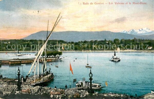 Geneve GE La Rade les Voirons le Mont-Blanc