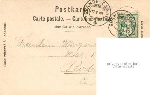 Geneve GE Place des Alpes Mondschein – Bild 2