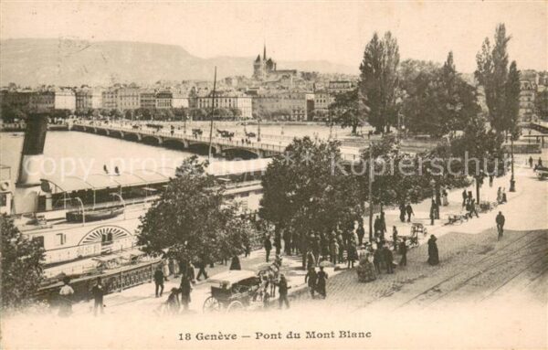 Geneve GE Pont du Mont-Blanc