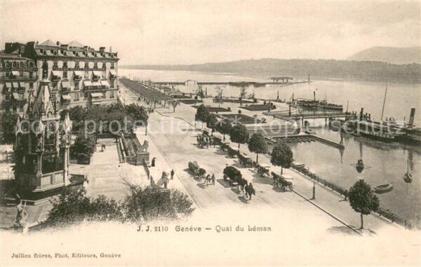 Geneve GE Quai du Leman Kutsche