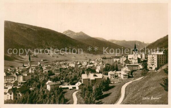 Davos Dorf GR Teilansicht