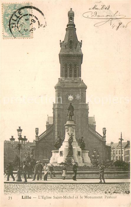 Lille 59 L Eglise Saint-Michel et le Monument Pa