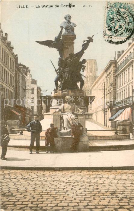Lille 59 La Statue de Testoin