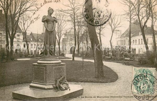 Douai 59 La Statue de Marcellin Desbordes