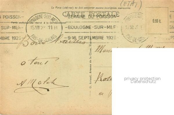 Boulogne 62-sur-Mer Vue generale de la Rade et la Plage – Bild 2