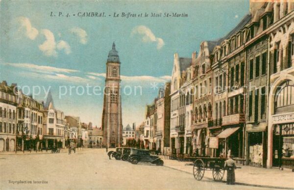 Cambrai 59 Le Beffros et le Mail St-Martin