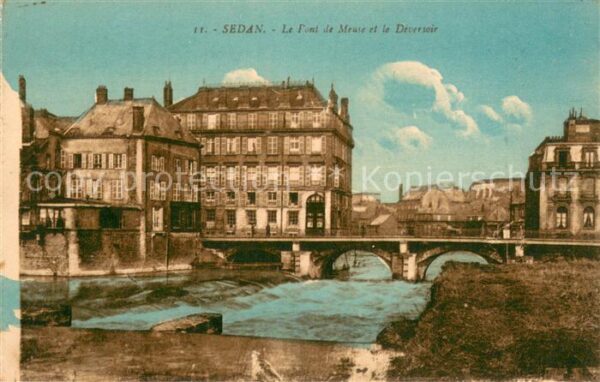 Sedan Ardennes Le Pont de Meuse et le Diversoir