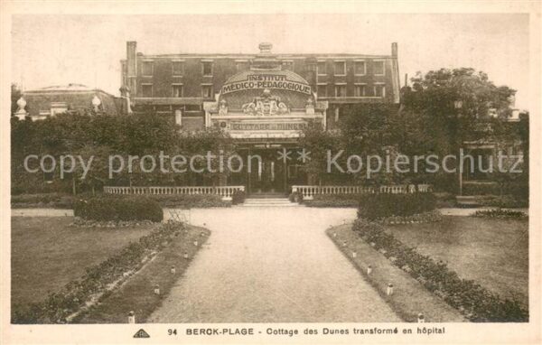 Berck-Plage 62 Cottage des Dunes transforme en hopital