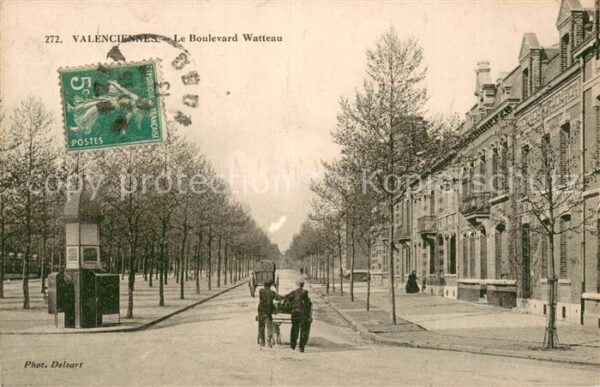 Valenciennes 59 Le Boulevard Watteau