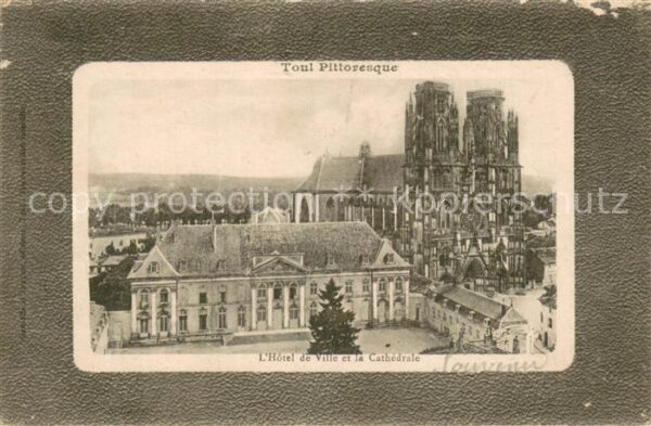 Toul 54 L Hotel de Ville et la Cathedrale