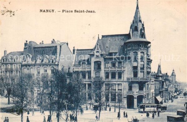 Nancy 54 Place Saint-Jean Strassenbahn