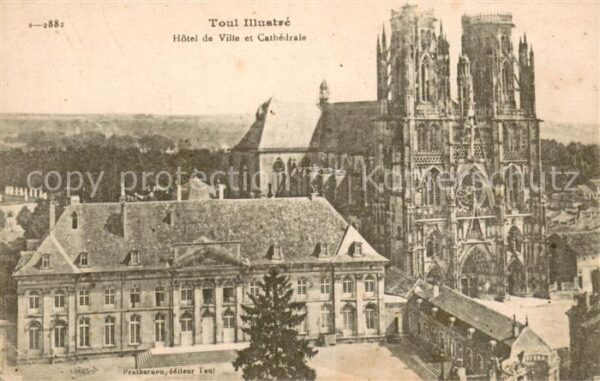 Toul 54 Hotel de Ville et Cathedrale