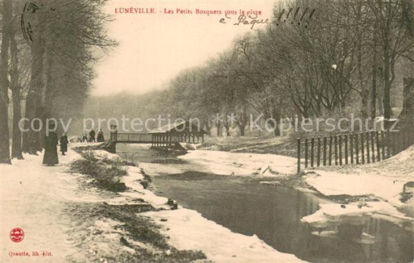 Luneville 54 Les Petites sous le givre