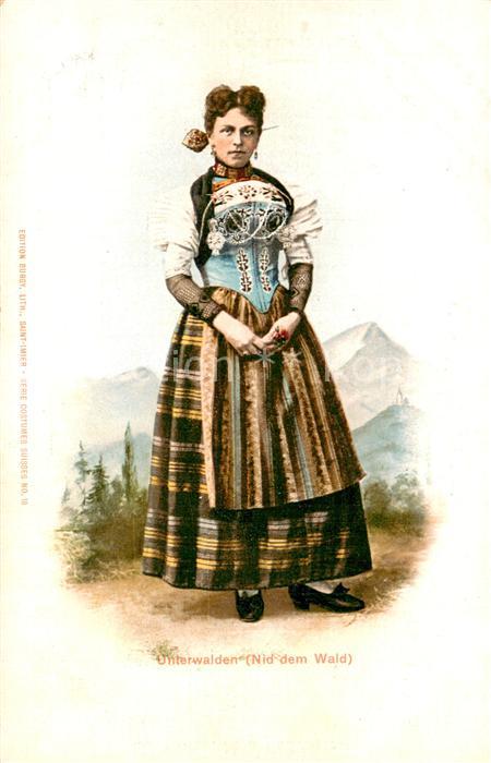 Nidwalden Unterwalden Kanton Frau Portrait